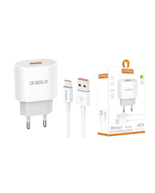 Carregador Tipo-C  O'Gold CA31-7