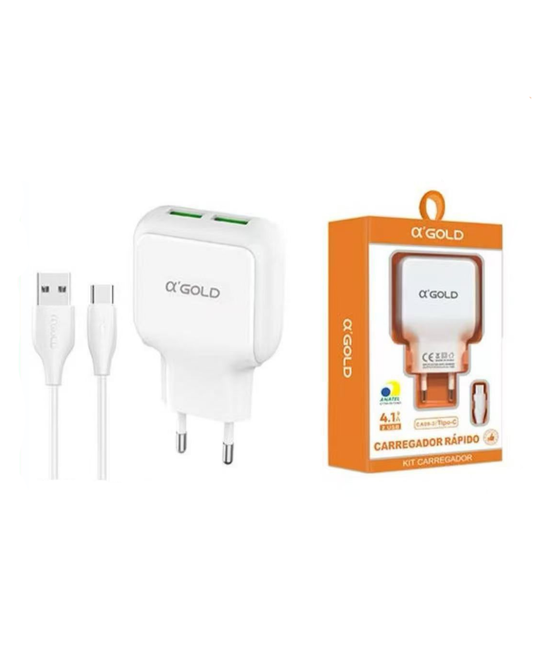 Carregador Tipo-C  O'Gold CA09-3